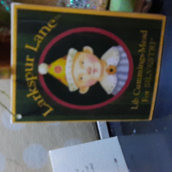 Larkspur Lane Lib Cummings Mead Tweedle Beau Bunny in Egg with Box Silvestri - Picture 8 of 8